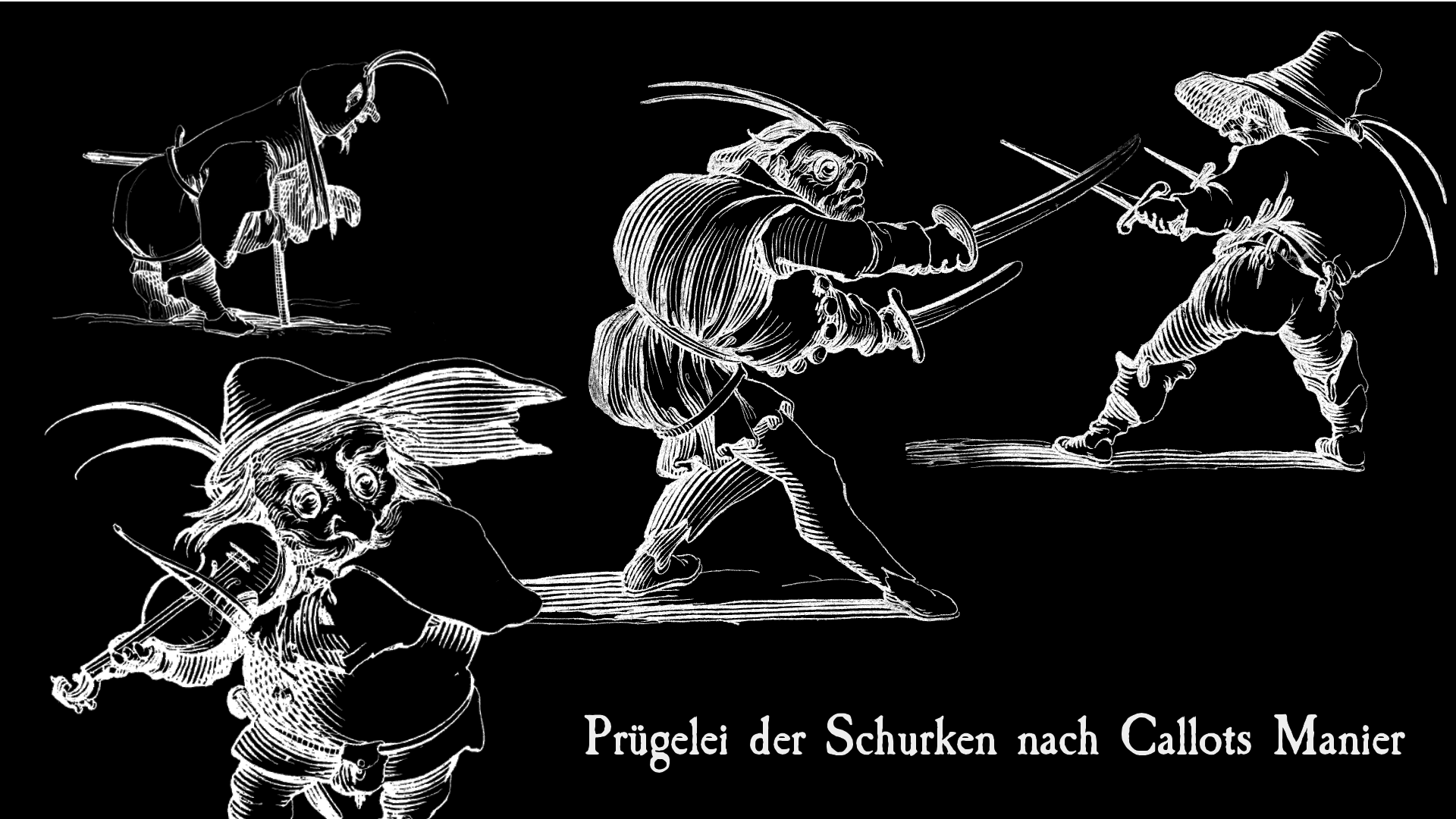 pruegeleimitschurkennachcallotsmanier caslon invertiert